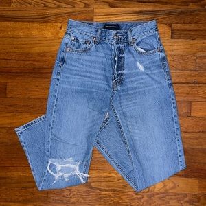 aeropostale baggy straight leg jeans